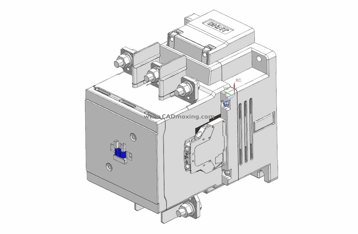 NXC-500~630交流接触器三维模型