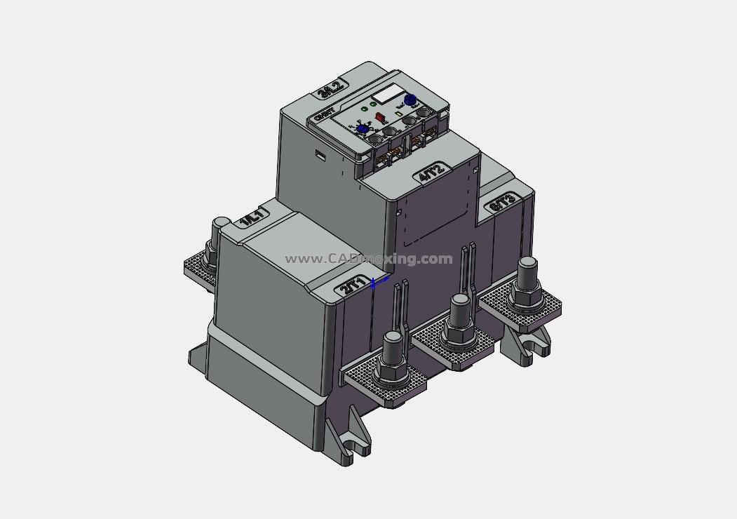 NXR-630电子式过载继电器三维模型