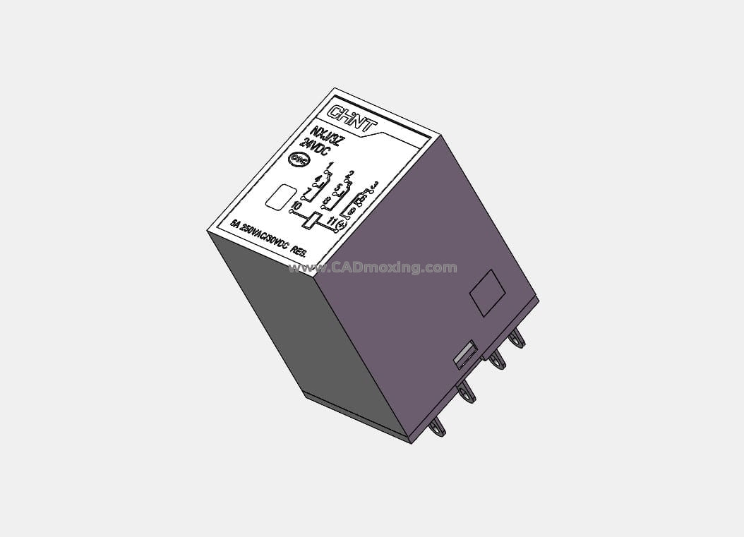 NXJ_3Z小型电磁继电器三维模型