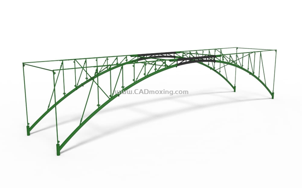钢结构拱桥设计