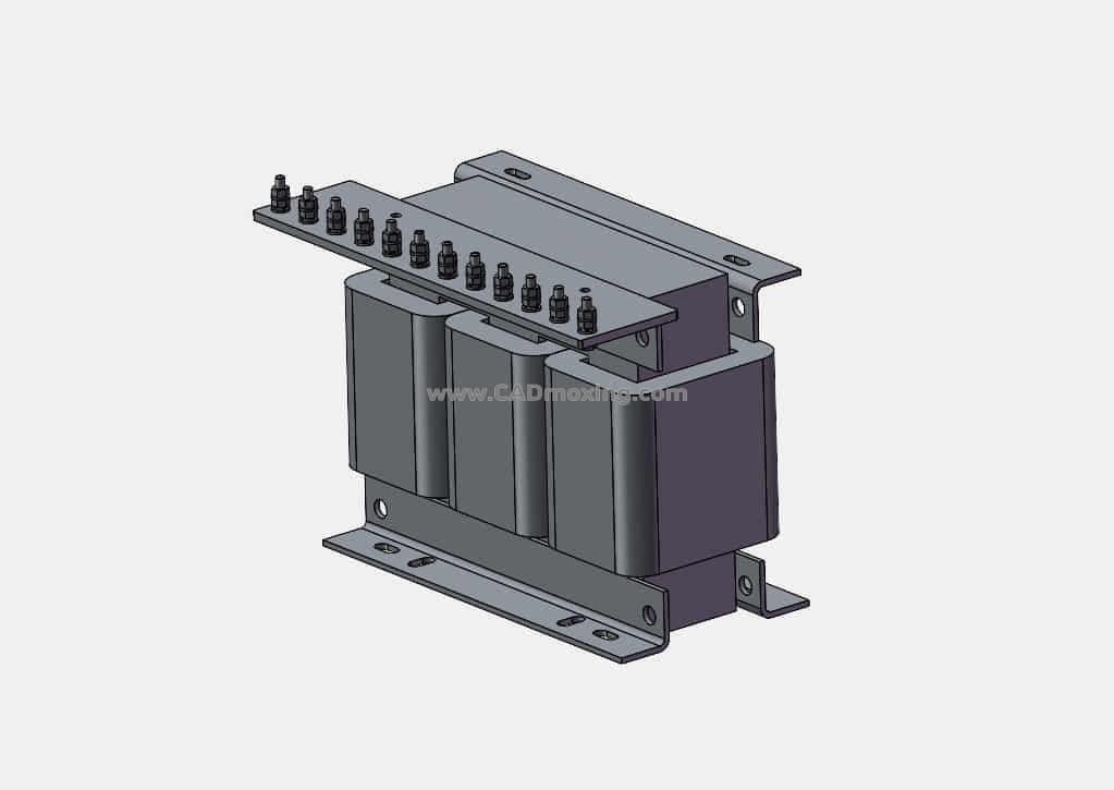 QZB-J-28～30起动用自耦减压变压器三维模型