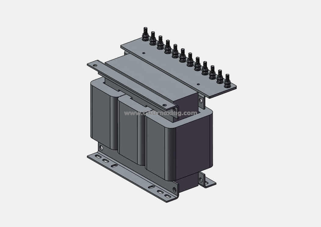 QZB-J-55起动用自耦减压变压器三维模型