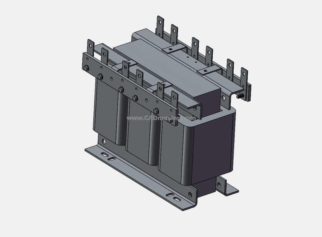 QZB-J-100～115起动用自耦减压变压器三维模型