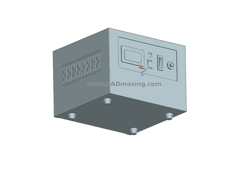 TND1-1～1.5自动交流稳压器三维模型