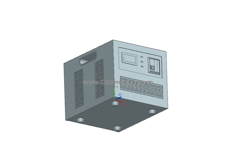 TND1-2自动交流稳压器三维模型