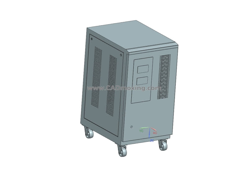 TND1-15～20AF自动交流稳压器三维模型