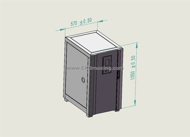 TNSZ-30柱式交流自动稳压器三维模型