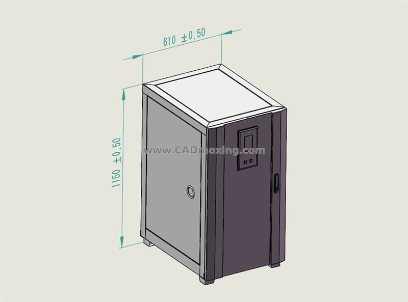 TNSZ-50柱式交流自动稳压器三维模型