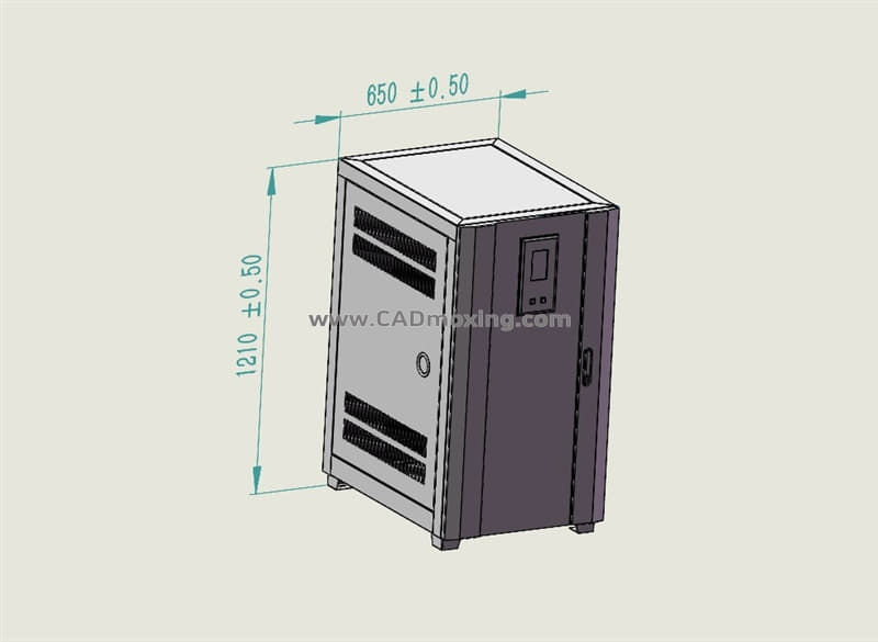 TNSZ-75～100柱式交流自动稳压器三维模型