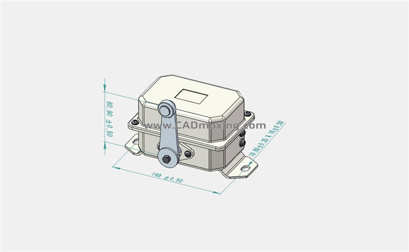 YBLX-10_12行程开关三维模型