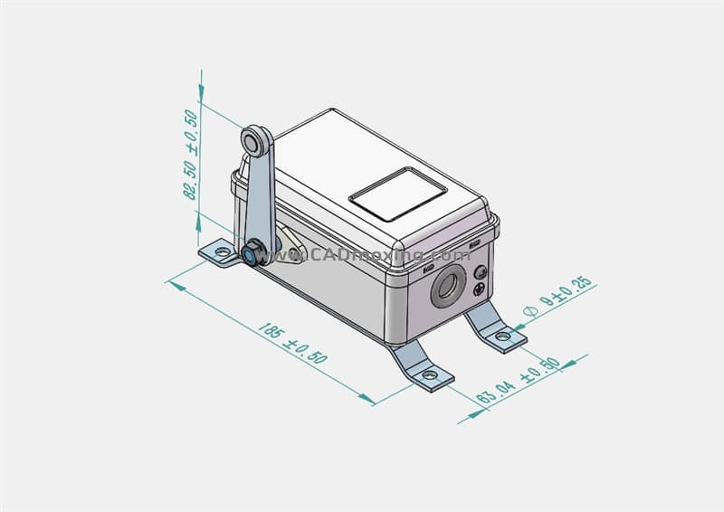 YBLX-22_1行程开关三维模型