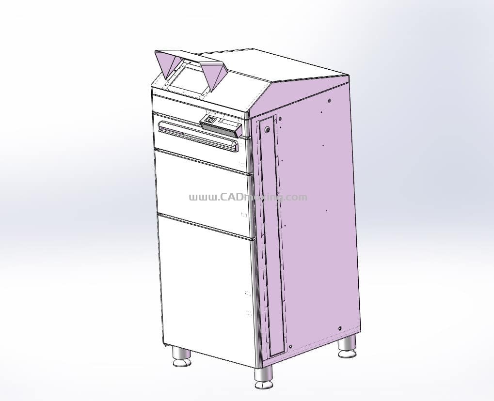 小型家用智能快件箱（正面投递型）