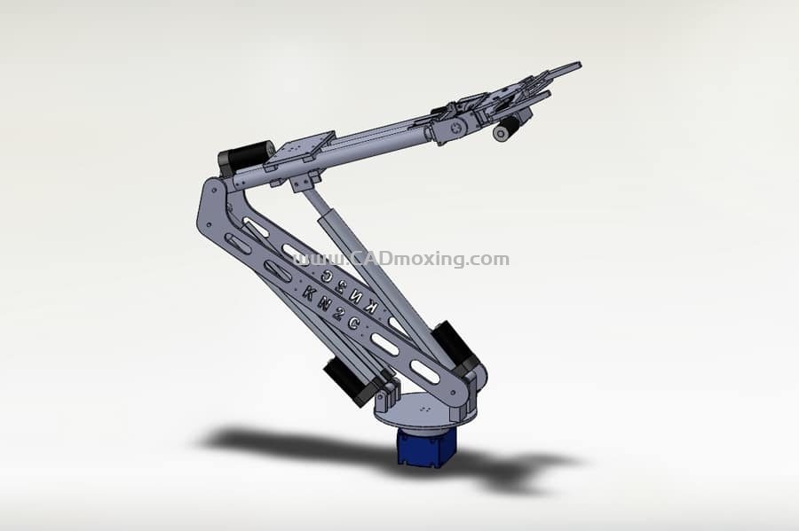 CAD模型网电推杆机器臂三维模型