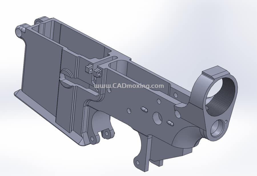 SolidWorks参数建模AR15枪匣