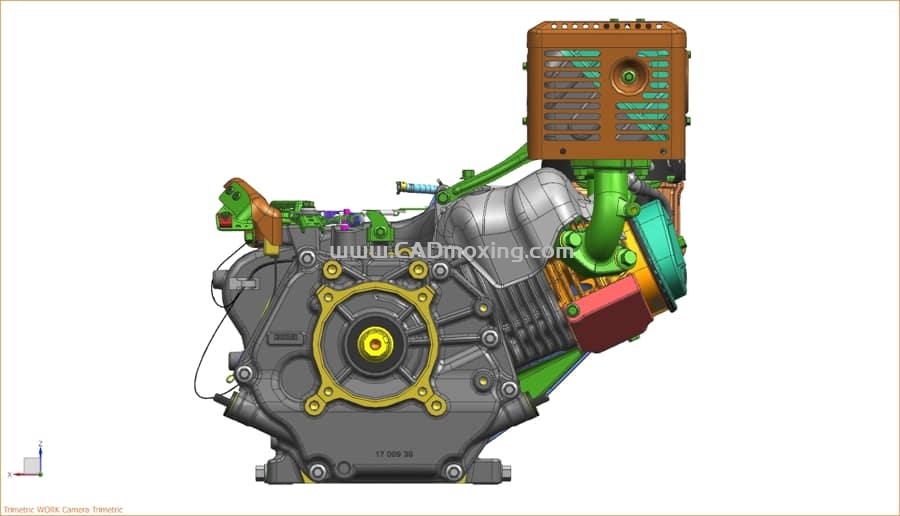 CAD模型网CH440-BAJA-SAE 柴油发动机模型三维模型