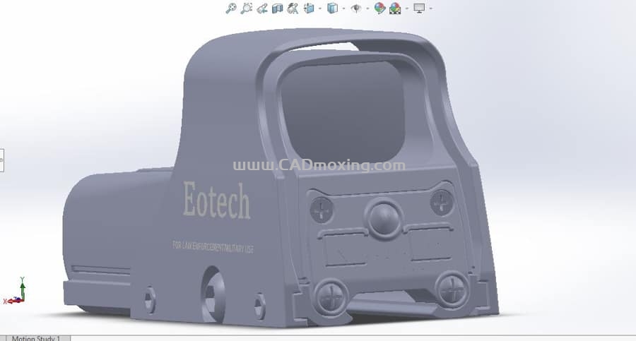CAD模型网EOTECH红点鸟瞄三维模型