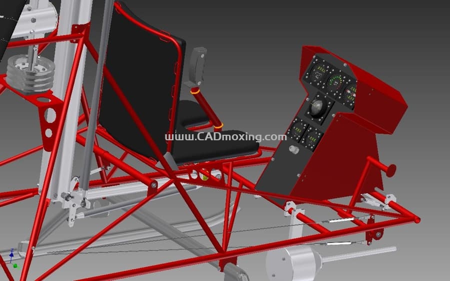 CAD模型网免费下载富丽雅 Furia DIY直升机三维模型+工程图纸三维模型