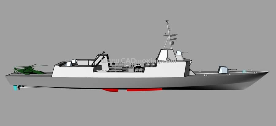 CAD模型网海军护卫舰三维模型