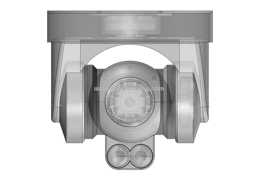 CAD模型网无人机相机云台三维模型