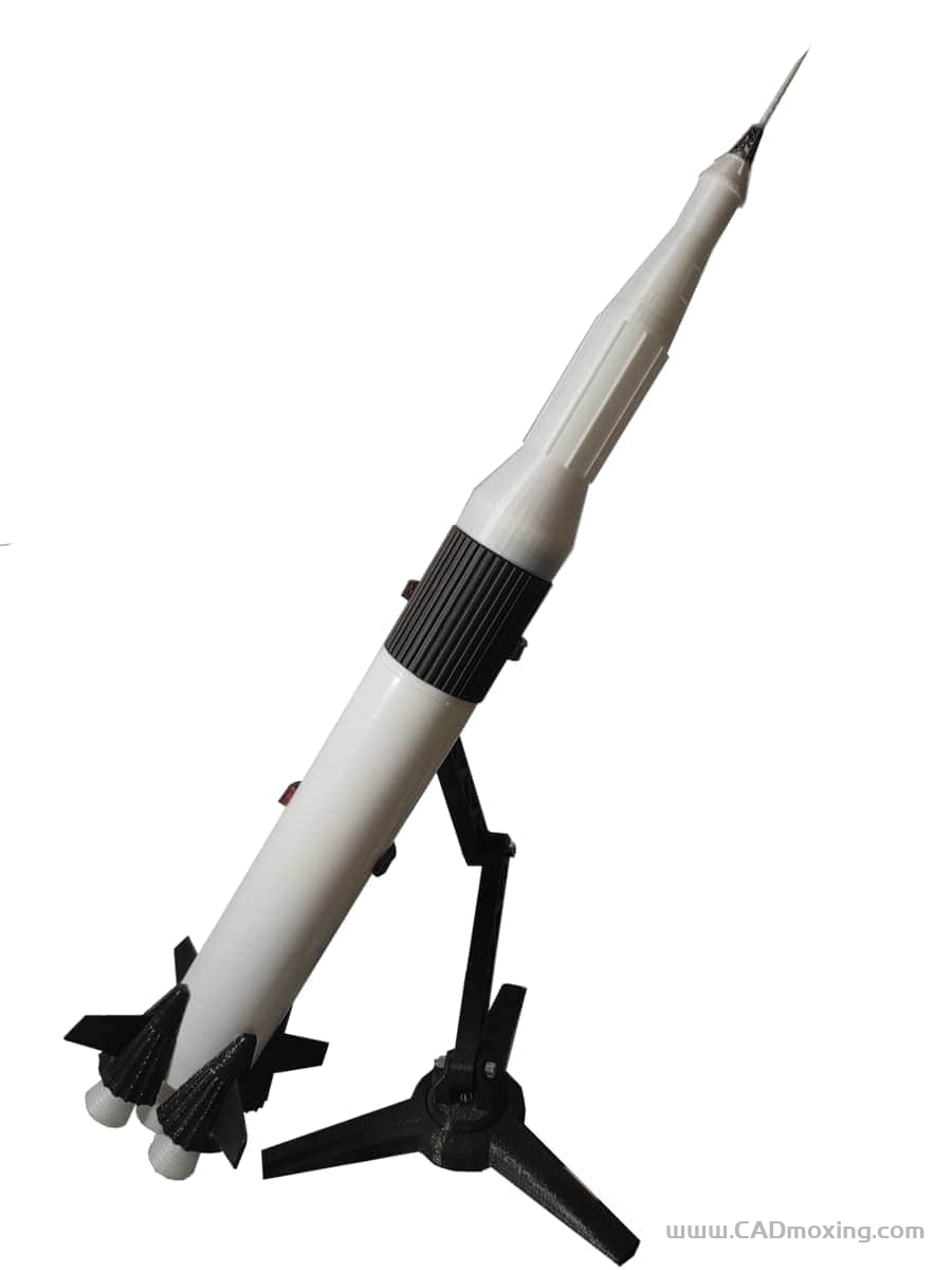 3D打印土星五号火箭