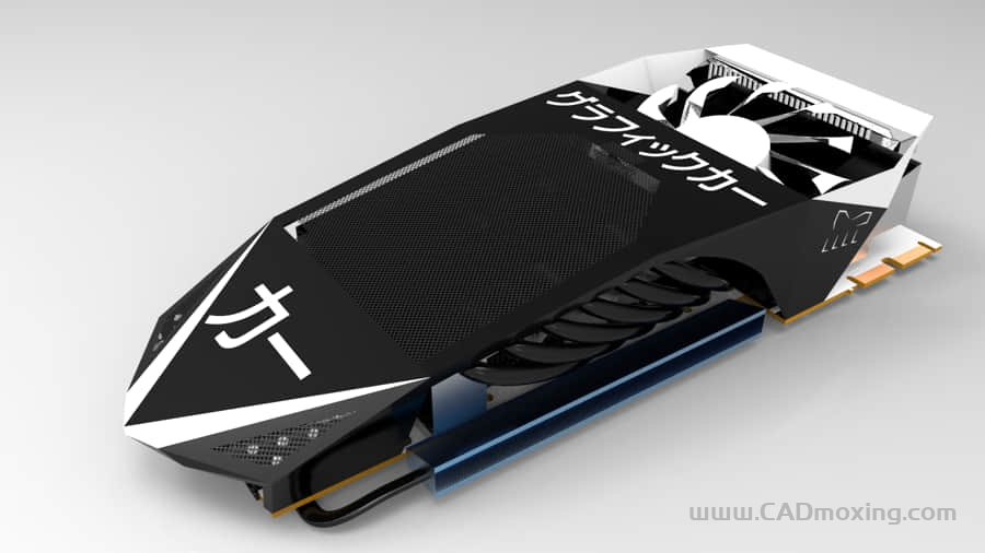 AMD HD7950电脑显卡模型