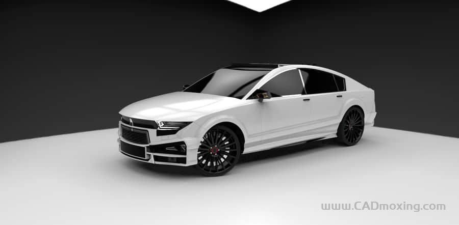 私家轿车外观设计方案模型