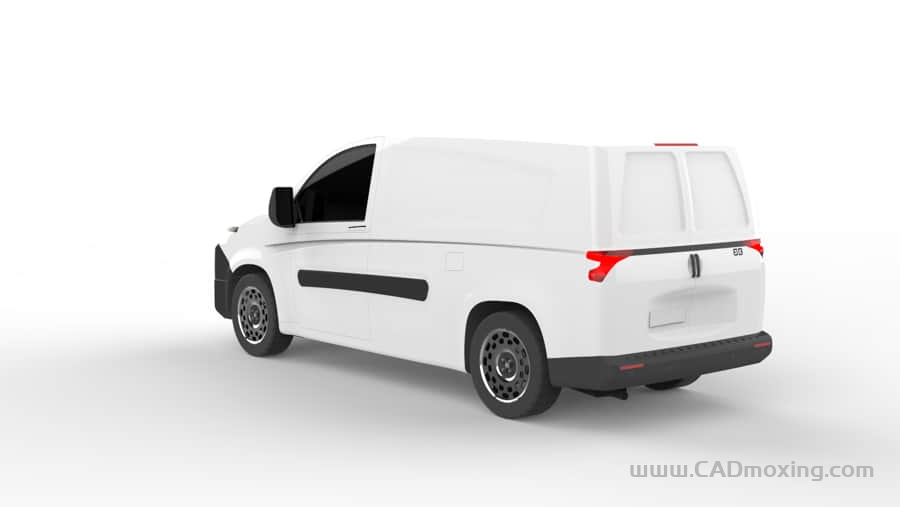 CAD模型网厢式MVP面包车三维模型
