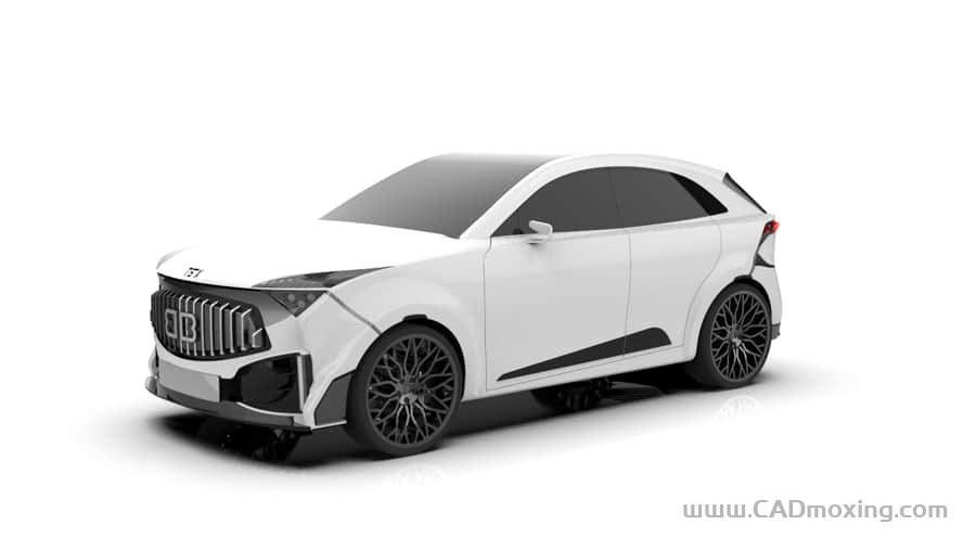 电动SUV越野汽车外观设计