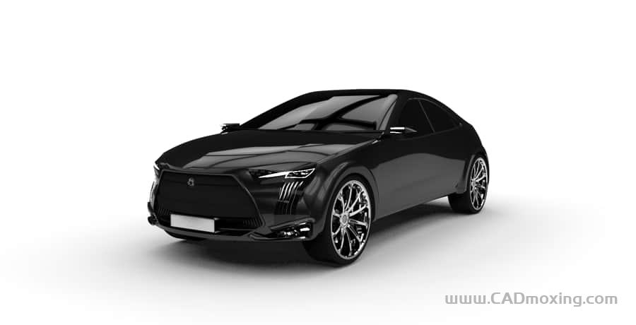 CAD模型网电动轿车外观设计模型三维模型