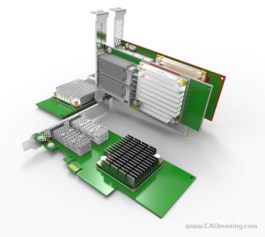 薄型PCIe适配器卡