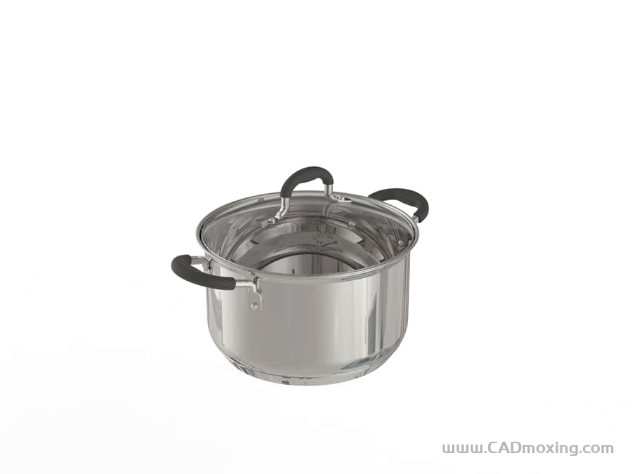 一个不锈钢蒸炉