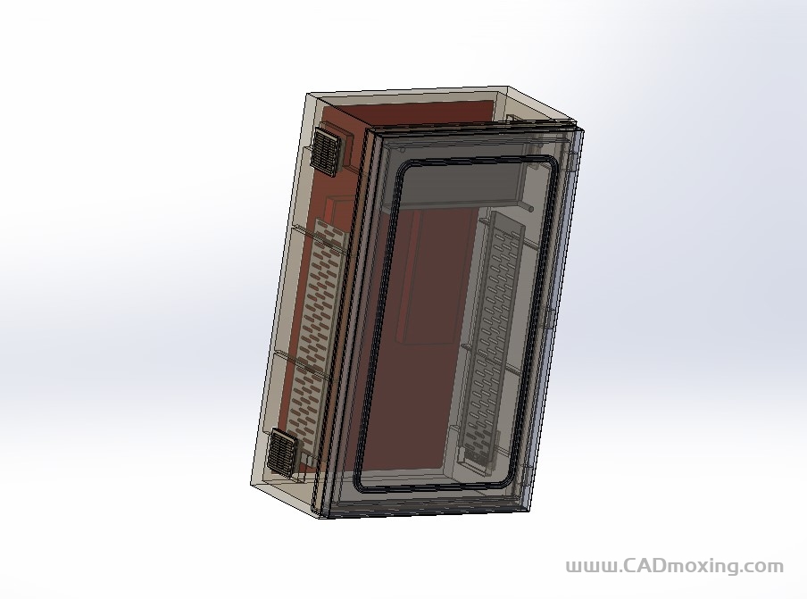CAD模型网水密电器控制柜1500x900x520三维模型 CAD模型网水密电器控制柜1500x900x520三维模型