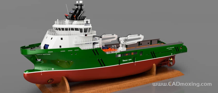 CAD模型网等比例海洋可靠舰船三维模型