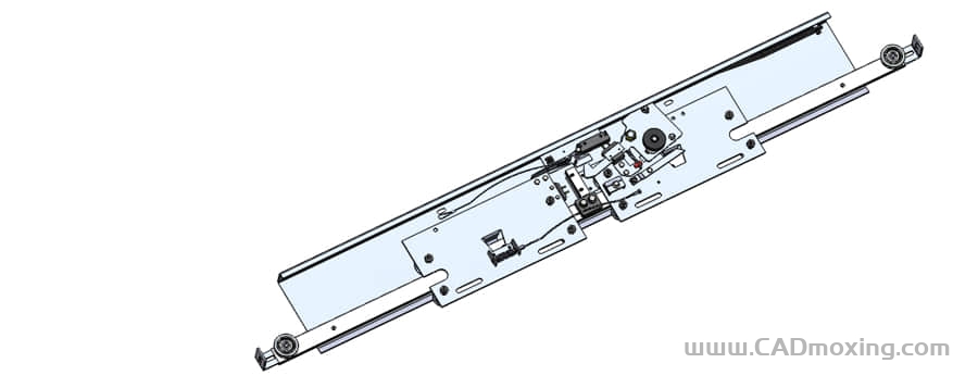 电梯双开门门头执行机构模型