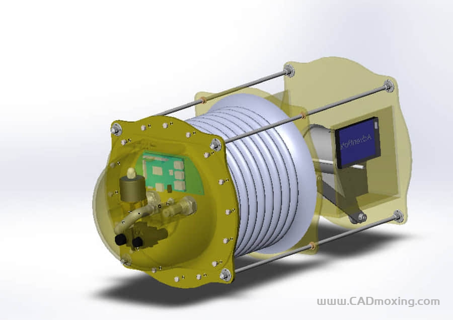 CAD模型网辅助呼吸机设计方案三维模型