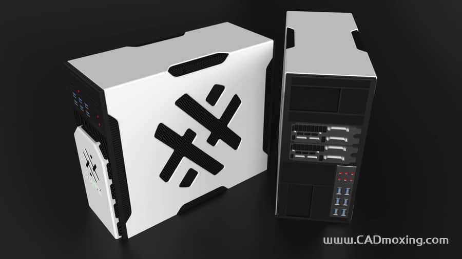 CAD模型网工作站电脑主机设计三维模型 CAD模型网工作站电脑主机设计三维模型