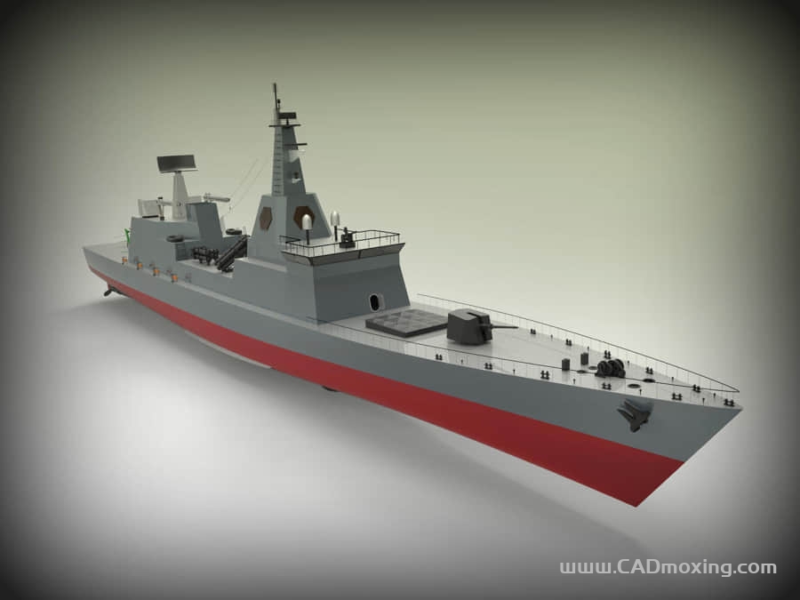 CAD模型网海军护卫舰三维模型