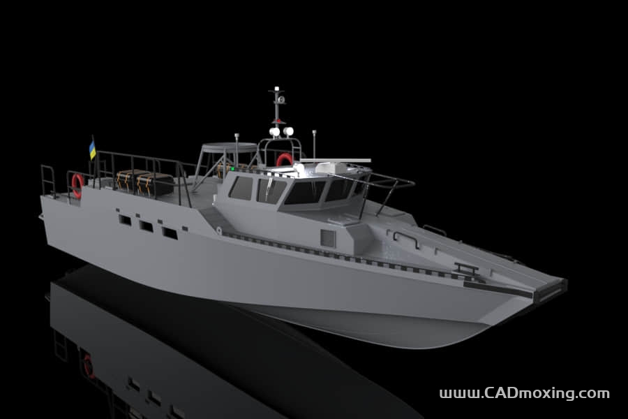 CAD模型网海军舰船高速巡逻艇90-H三维模型