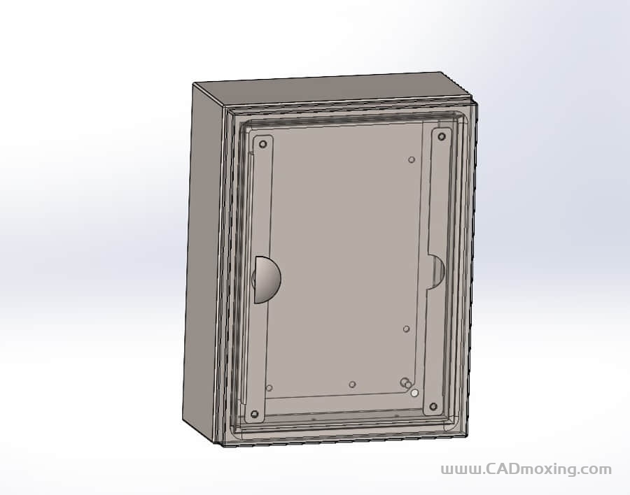 CAD模型网电气控制柜 300×400×150三维模型 CAD模型网电气控制柜 300×400×150三维模型