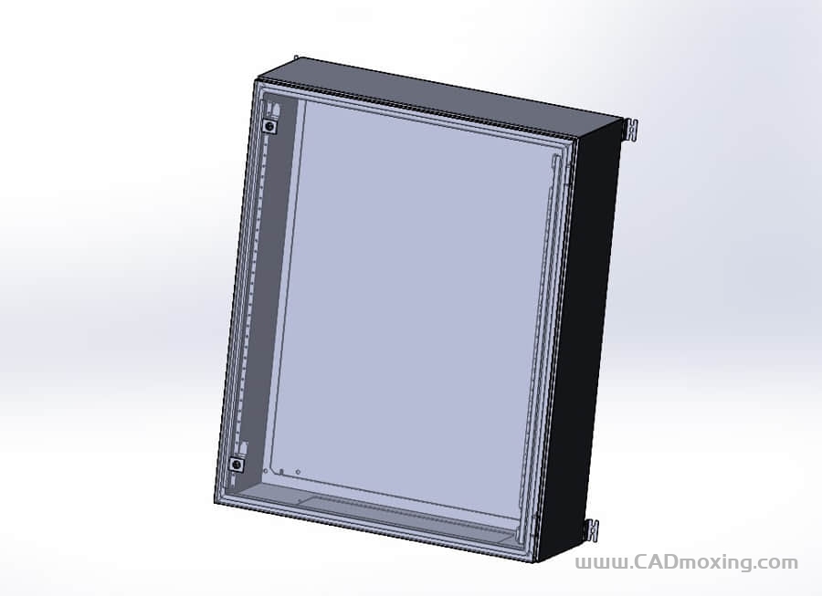 CAD模型网电器控制柜 800×1000×280三维模型 CAD模型网电器控制柜 800×1000×280三维模型