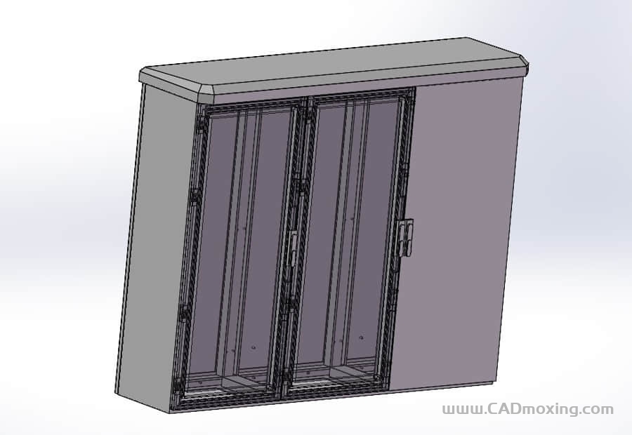 CAD模型网组合式电器控制柜 1400×1800×400三维模型 CAD模型网组合式电器控制柜 1400×1800×400三维模型