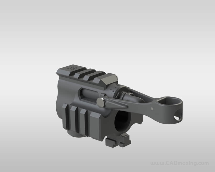 CAD模型网可调节机械准心瞄准器三维模型 CAD模型网可调节机械准心瞄准器三维模型