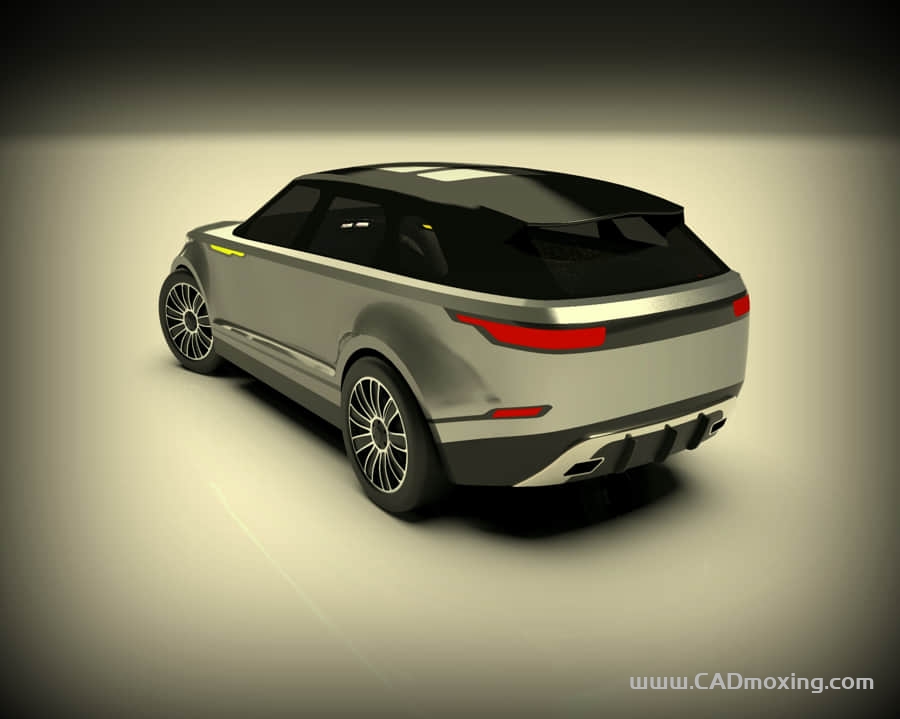 CAD模型网路虎揽胜曲面模型三维模型