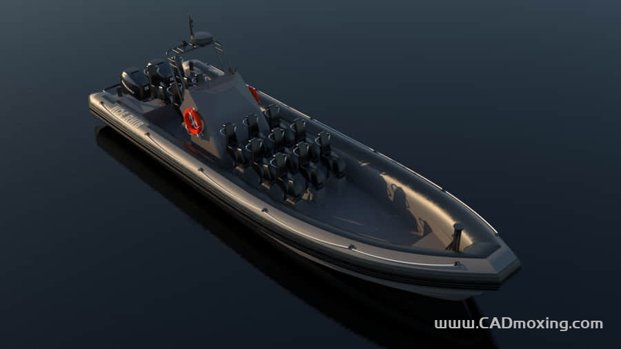 气艇高速冲锋舟