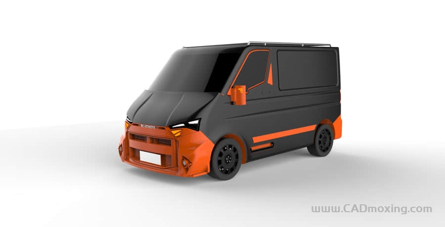 CAD模型网MVP箱式面包车货运汽车模型三维模型 CAD模型网MVP箱式面包车货运汽车模型三维模型