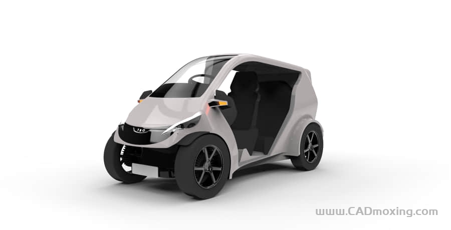 新能源电动代步汽车模型