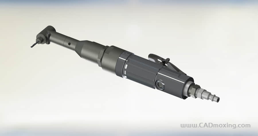 CAD模型网直角气动钻机打磨机模型三维模型 CAD模型网直角气动钻机打磨机模型三维模型