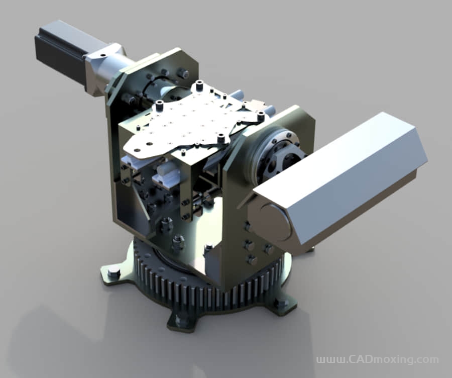 CAD模型网自动跟踪控制系统机械机构三维模型 CAD模型网自动跟踪控制系统机械机构三维模型