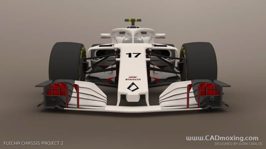 CAD模型网2018FCP方程式F1赛车三维模型三维模型