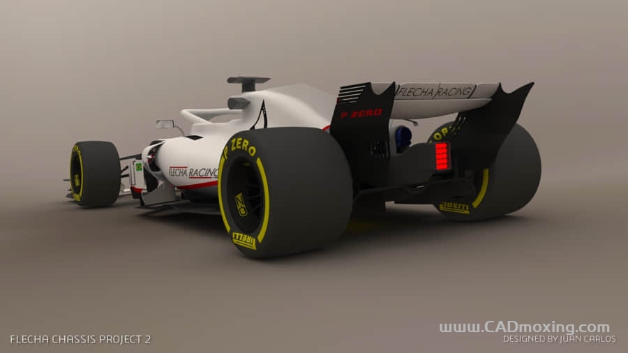 CAD模型网2018FCP方程式F1赛车三维模型三维模型